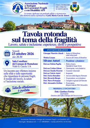 Lavoro, salute e inclusione: una tavola rotonda a Montabone