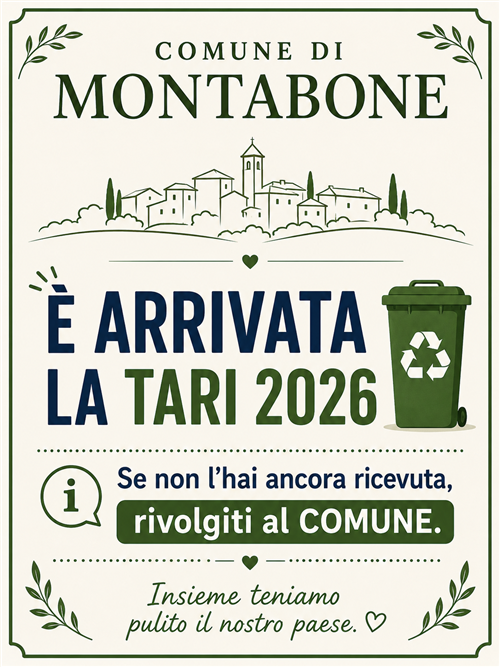 Emissione bollette TARI 2026