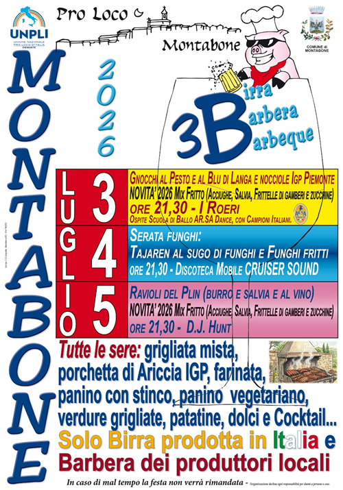 Torna l'attesa Festa delle 3 B, con 3 giorni di gusto, musica e convivialità